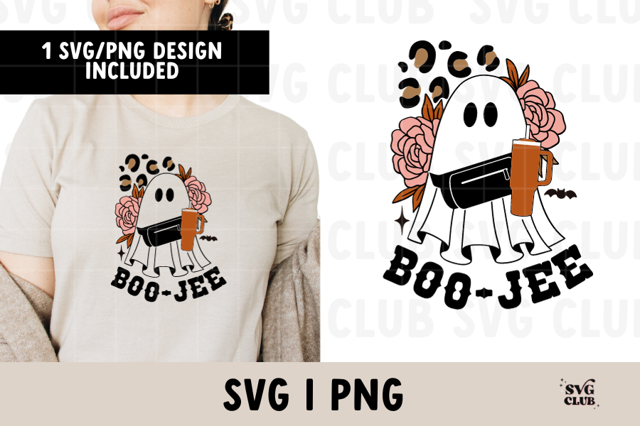 Boojee Ghost SVG/PNG - Trendy Halloween SVG