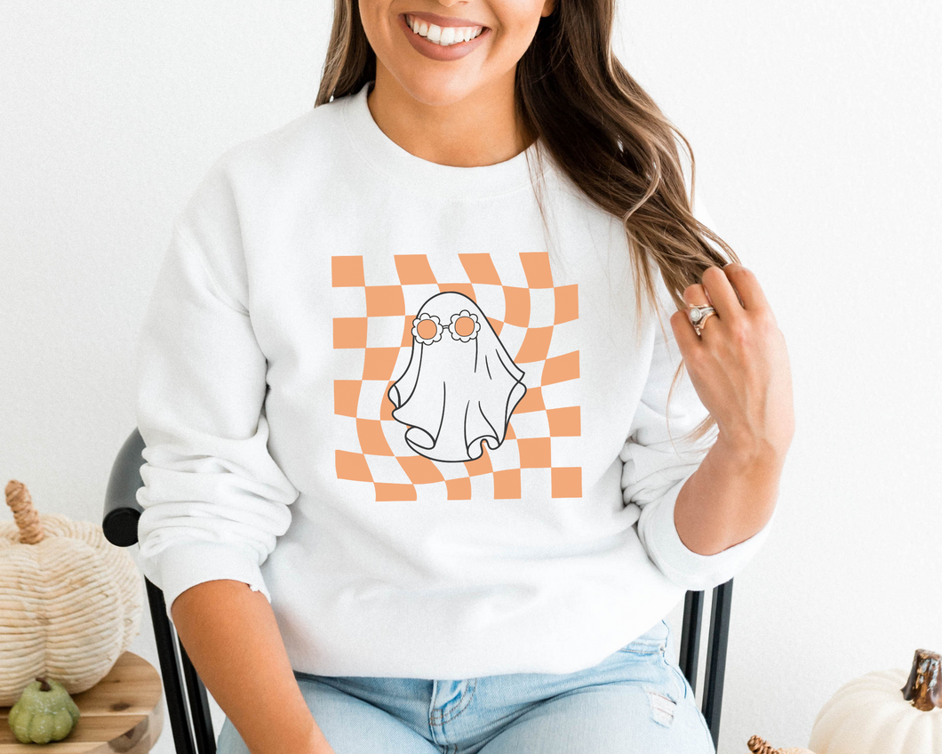 Checkered Ghost SVG/PNG