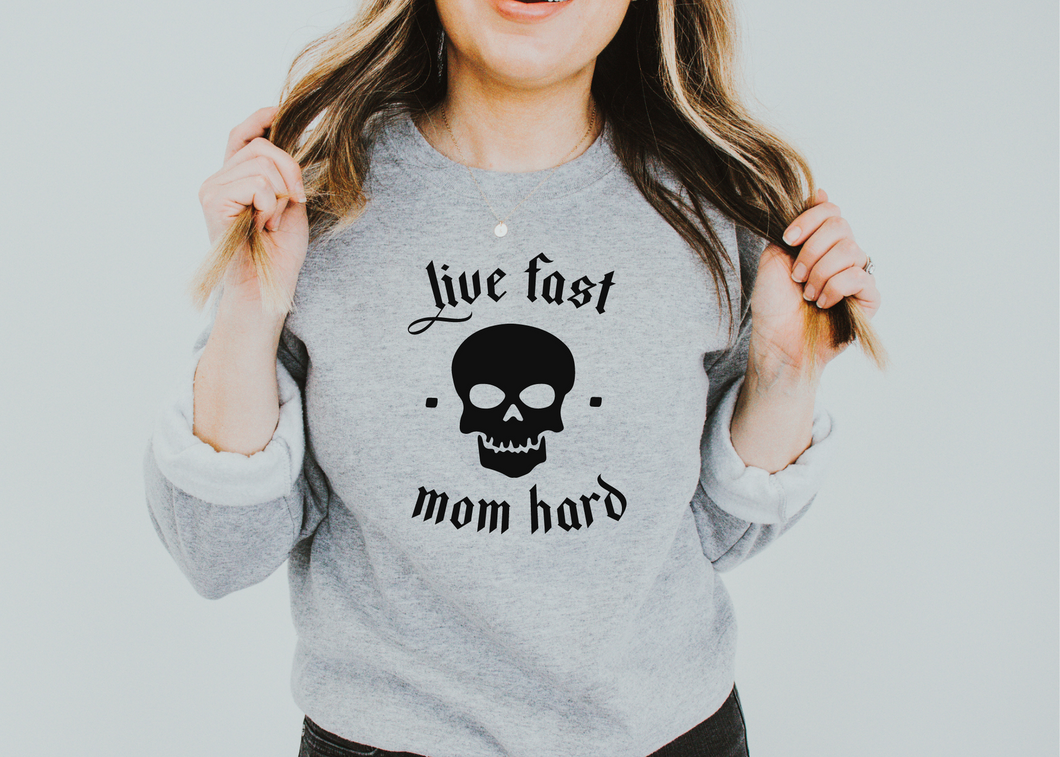 Live Fast Mom Hard SVG/PNG