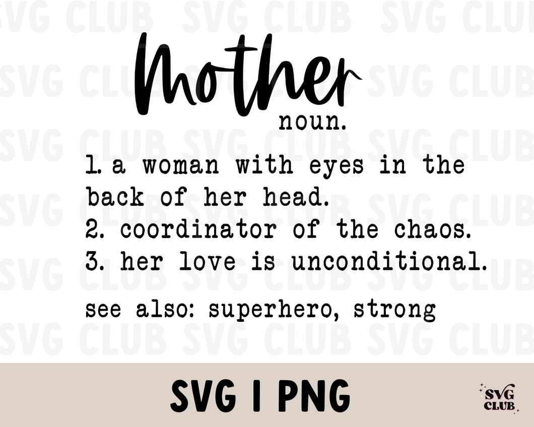 Mother Definition SVG/PNG